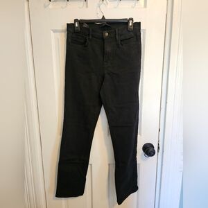 J Brand Black Straight Leg Jeans